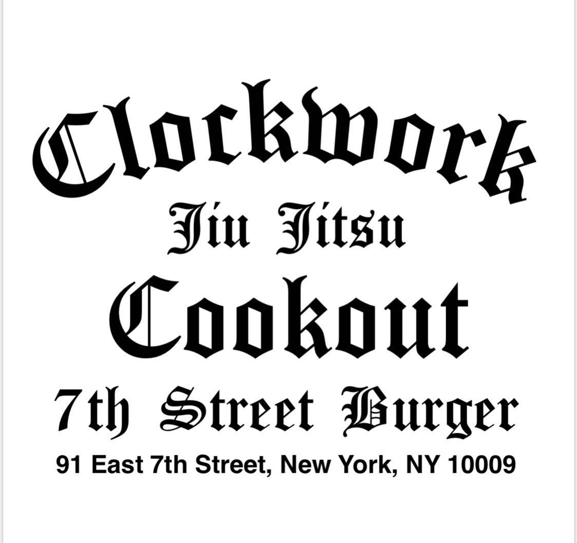image  1 7TH STREET BURGER NYC - Clockwork Jiu Jitsu X 7th Street BurgerWe are excited to collaborate with #7