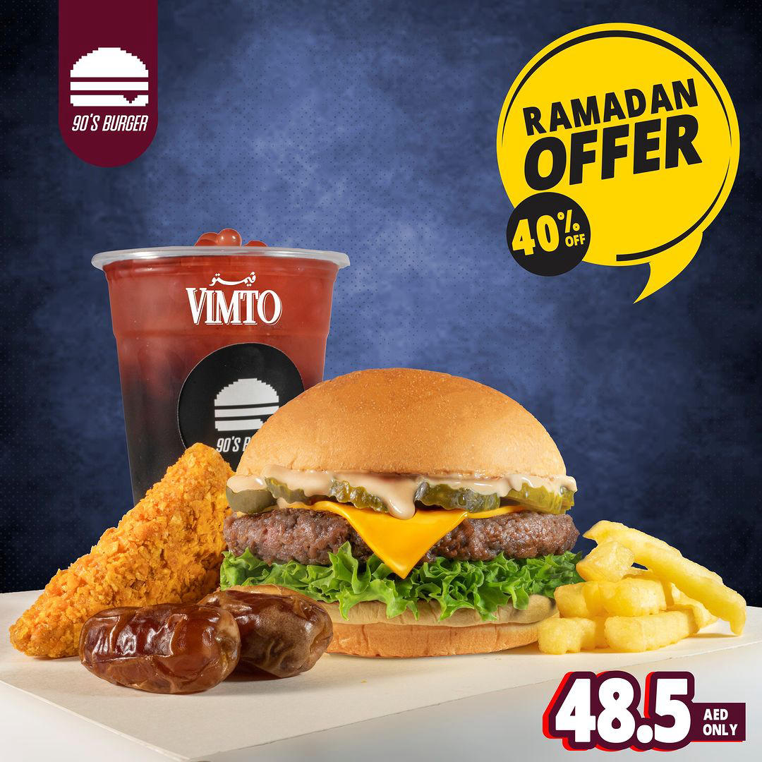 We have got you covered with our special Ramadan meal, now available with a 40% discount just for yo